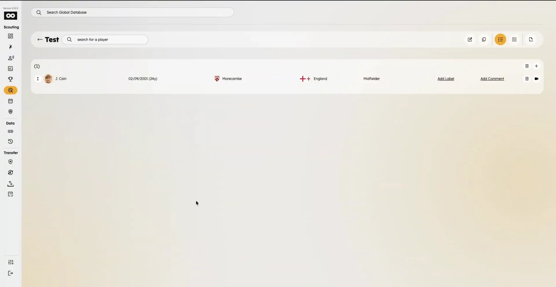 Confirm add players from player profile