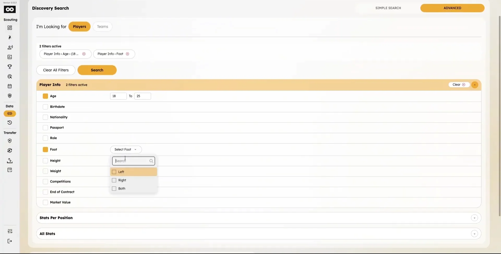 Data discovery search dashboard