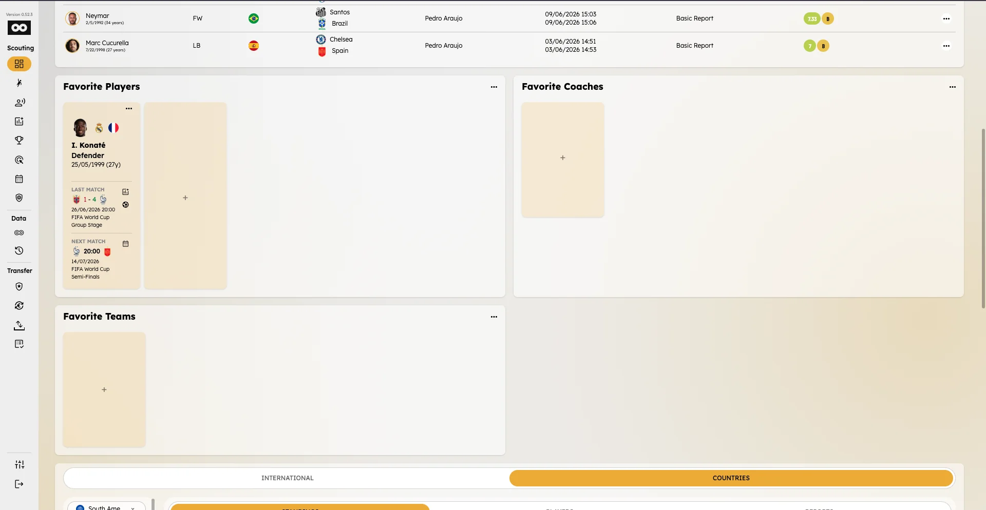 Player pinned in widget